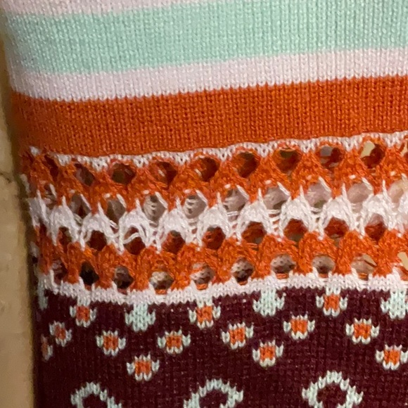 NWT We The Free by Free People Mikah Notch neck top, size XS autumn combo - Picture 8 of 11